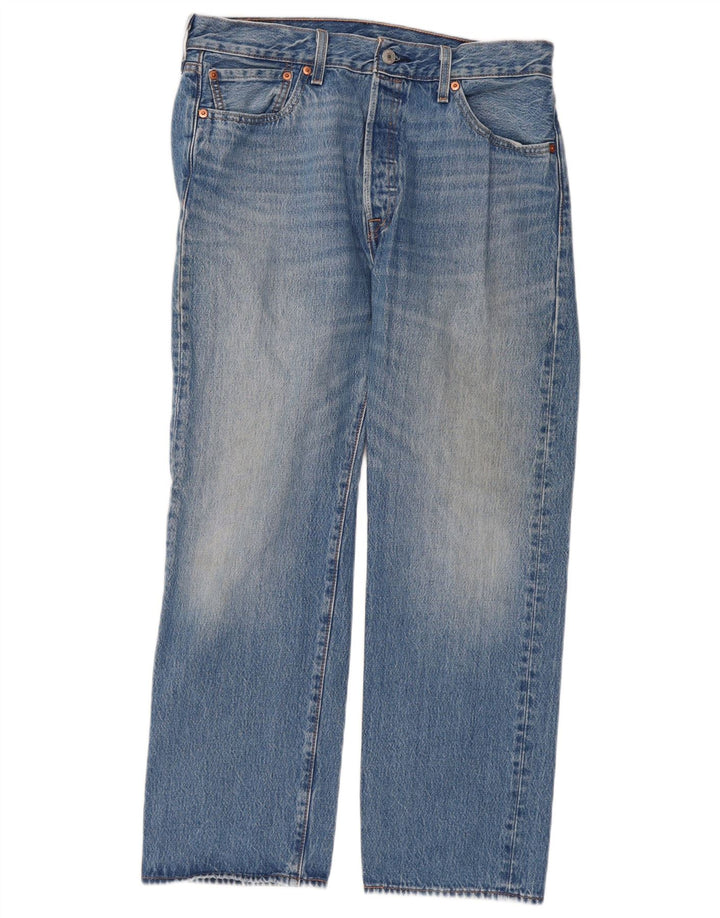 Męskie jeansy Levi's 501 Straight W34 L29 Niebieskie