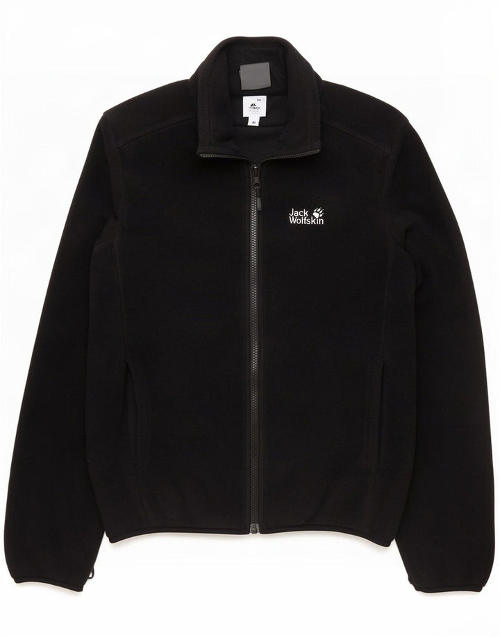 Męska kurtka polarowa Jack Wolfskin z podszewką UK 38 Small Black Polyester
