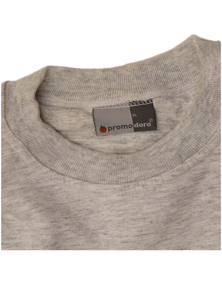 Bluza męska Adams XL, szara, nakrapiana bawełna
