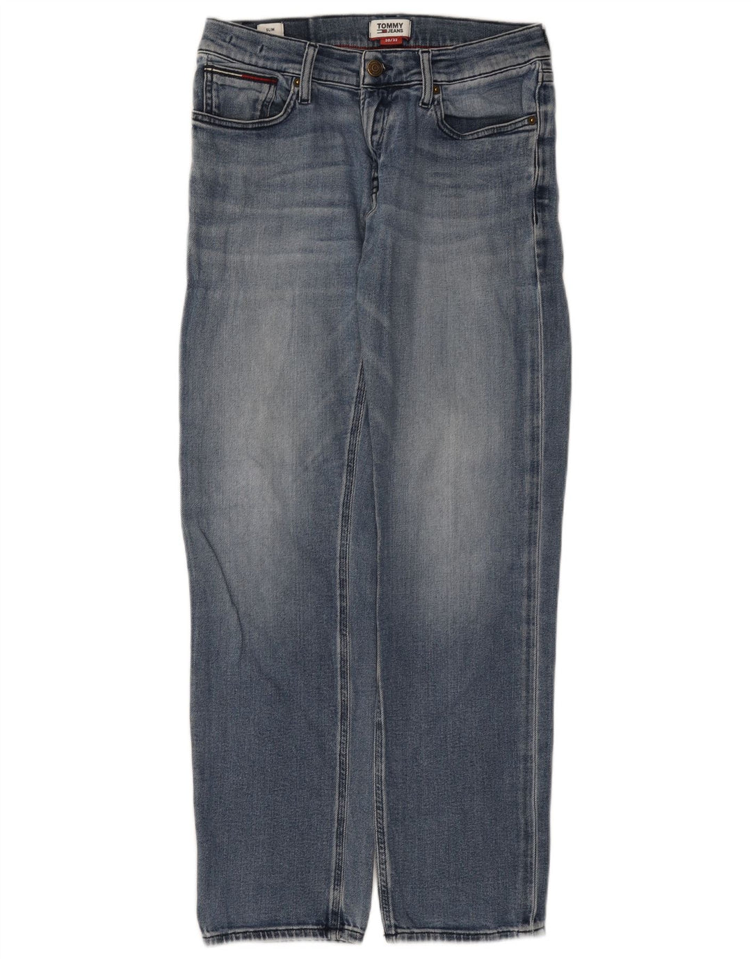 Męskie jeansy slim fit Tommy Hilfiger W30 L32 Niebieskie bawełniane