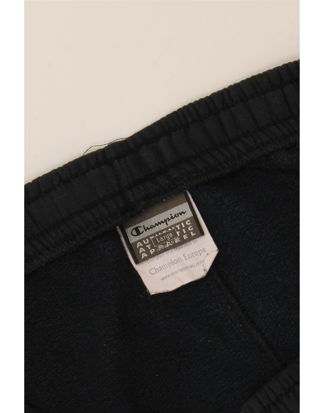 CHAMPION Mens Tracksuit Trousers Large  Navy Blue Cotton Vintage Champion and Second-Hand Champion from Messina Hembry 