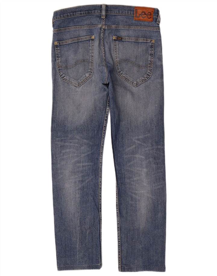 Męskie jeansy Lee Powell Straight W32 L29 Niebieskie bawełniane