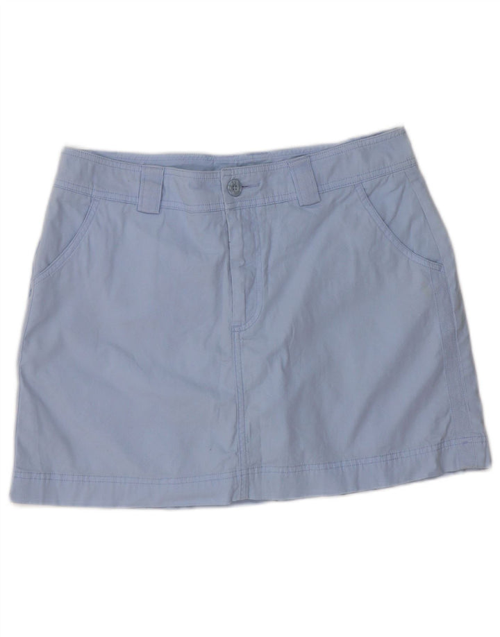 DOCKERS Damska mini spódniczka US 6 Medium W34 Niebieska bawełna