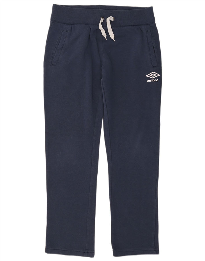 Męskie spodnie dresowe Umbro, średniej wielkości, granatowe, bawełniane