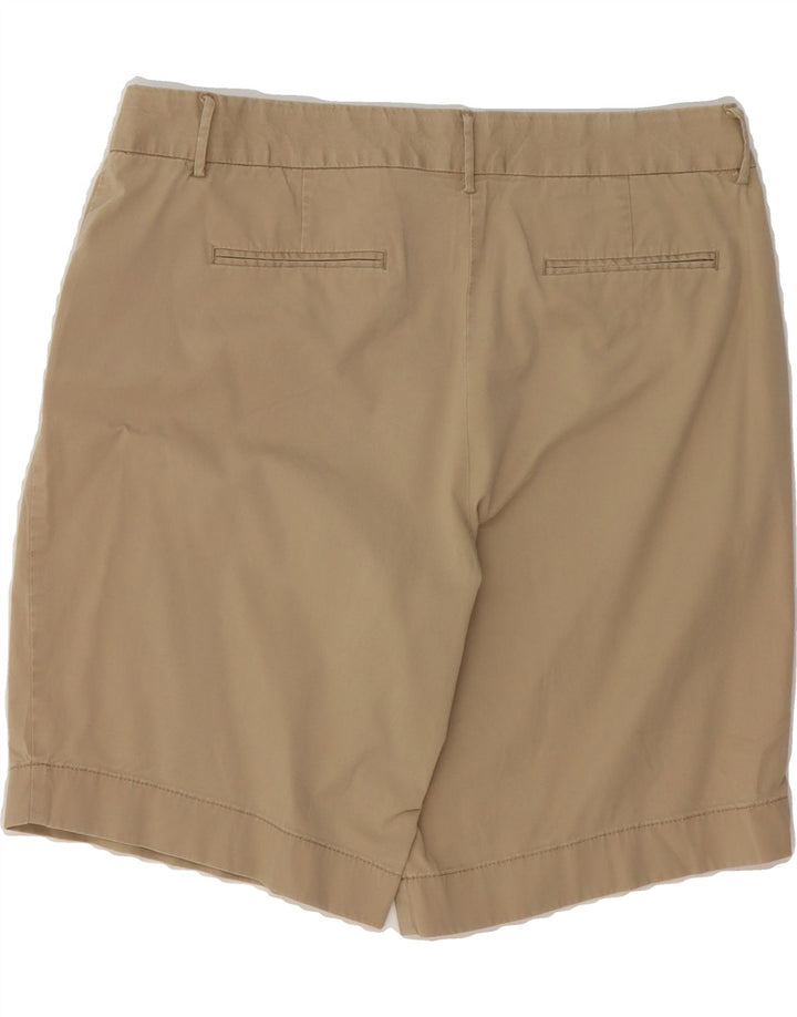 J. CREW Womens Chino Shorts US 10 Large W34 Brown Cotton Vintage J. Crew and Second-Hand J. Crew from Messina Hembry 