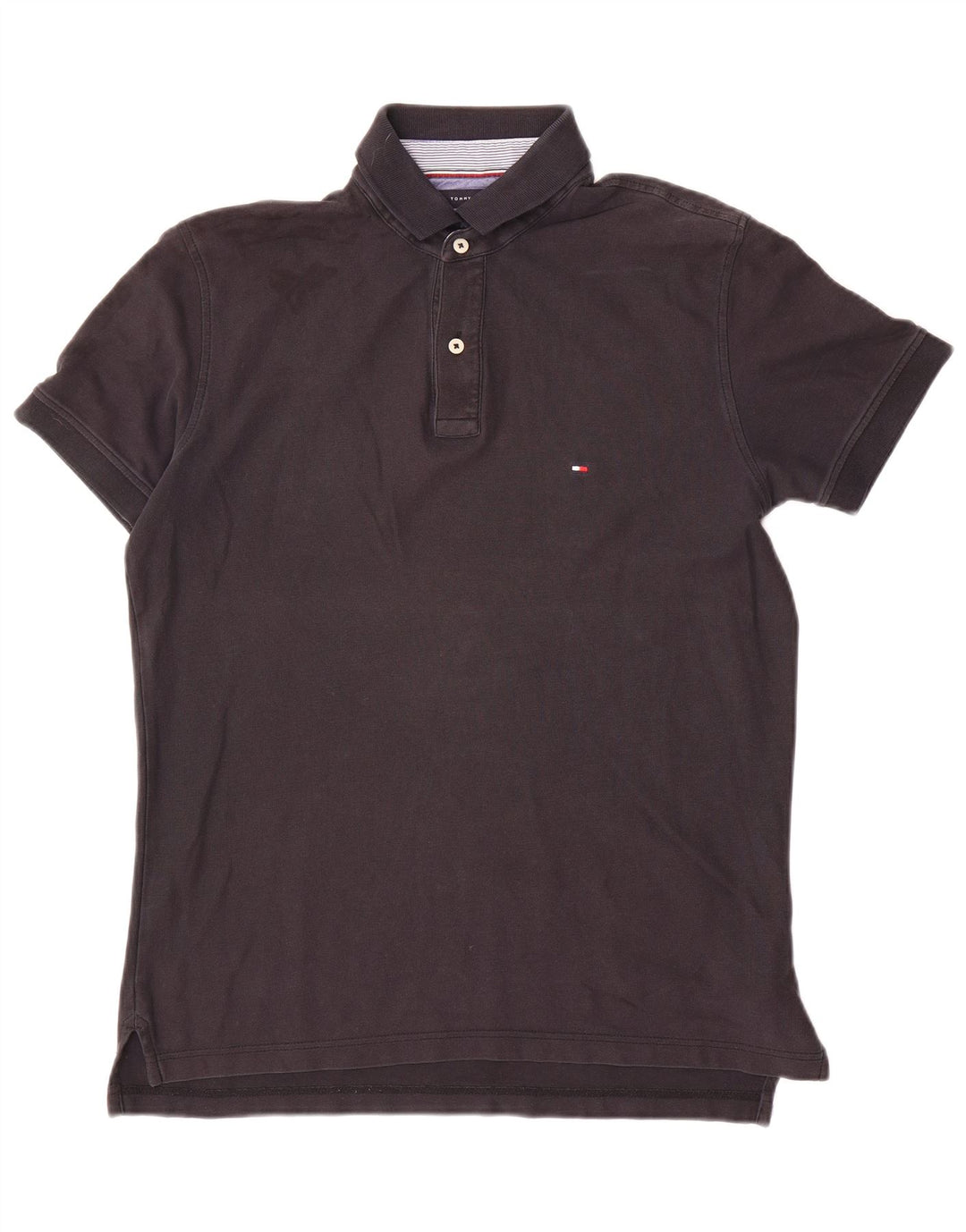 Męska koszulka polo Tommy Hilfiger o regularnym kroju, średnia, granatowa, bawełniana