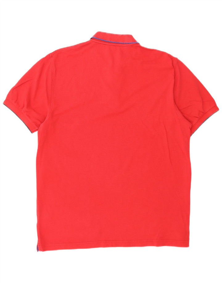 Męska koszulka polo SUN68 XL, czerwona, bawełniana