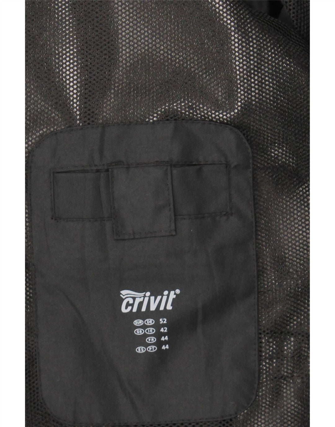 CRIVIT Mens Rain Jacket UK 42 XL Grey Polyester Vintage Crivit and Second-Hand Crivit from Messina Hembry 