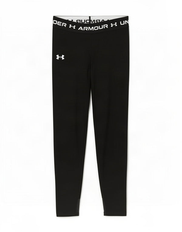 Dziewczęce legginsy z grafiką Under Armour 13-14 lat XL, czarne, poliestrowe