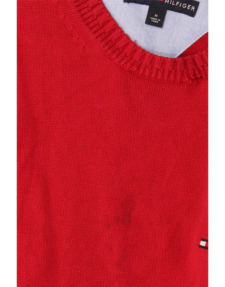 Męski sweter Tommy Hilfiger z dekoltem w łódkę, średni burgund