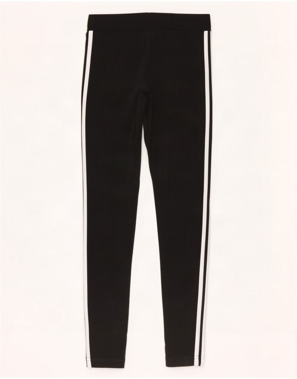 Damskie legginsy Adidas UK 8/10 Small, czarne, bawełniane