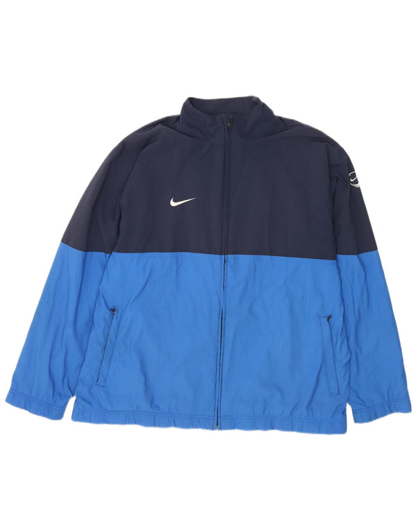 Kurtka męska dresowa Nike UK 44/46 XL, niebieska, kolorowa, sportowa