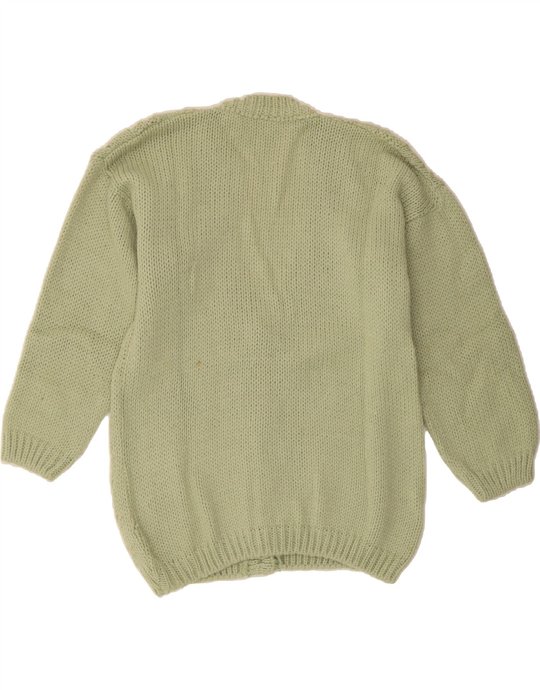 VINTAGE Womens Cardigan Sweater UK 16 Large Green Vintage Vintage and Second-Hand Vintage from Messina Hembry 