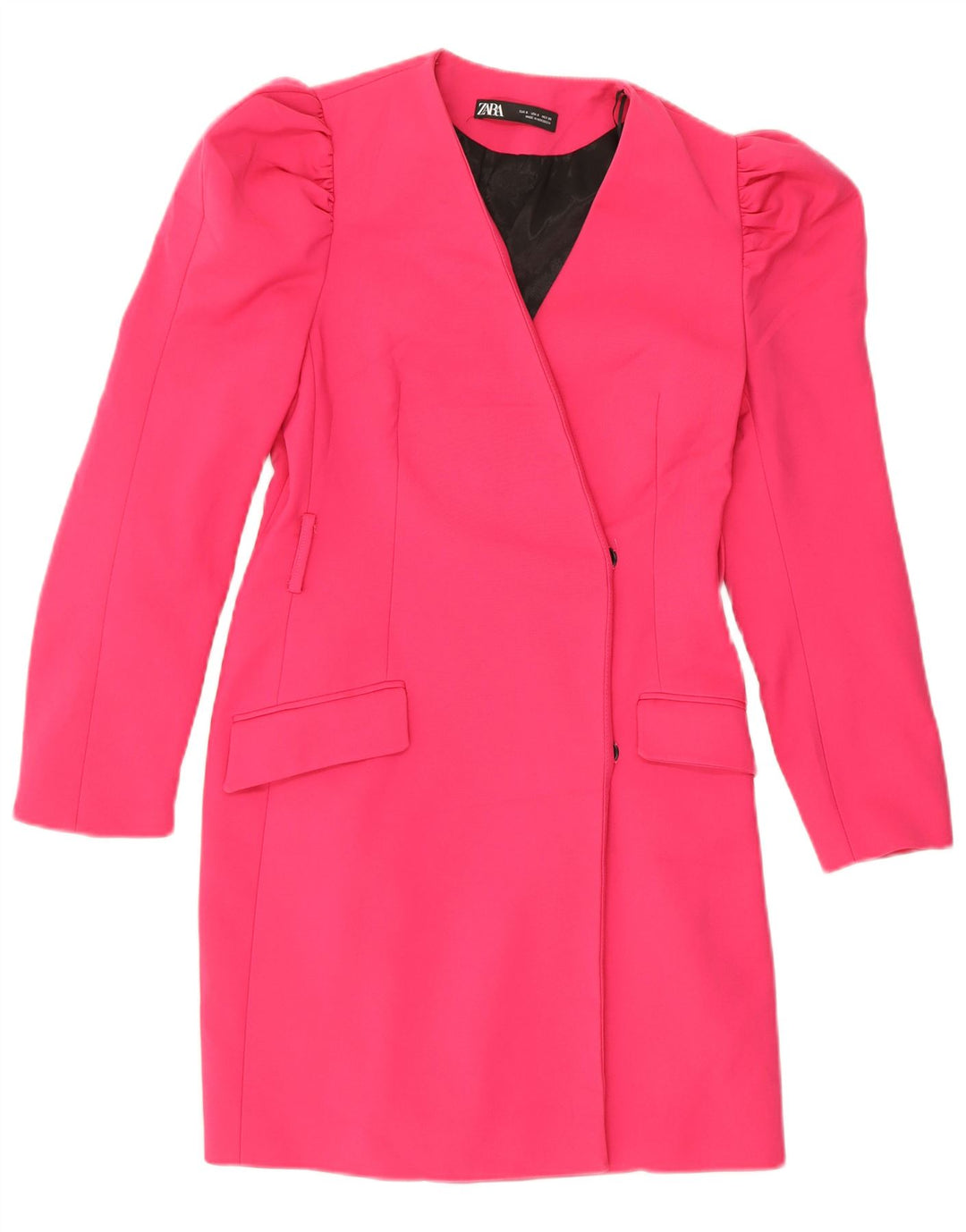 Płaszcz damski Zara UK 8 Small, różowy, bawełniany