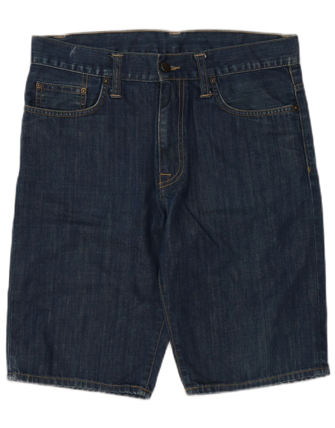 Męskie spodenki jeansowe Carhartt W30 Średnioniebieskie, bawełniane