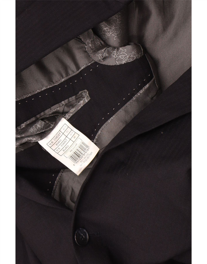 Męska marynarka Pierre Cardin zapinana na 2 guziki, UK 42 XL, granatowa, poliester