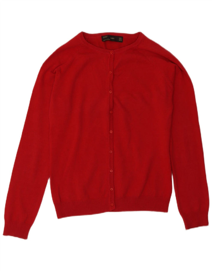 Sweter damski Zara, UK 12, średni czerwony, bawełniany