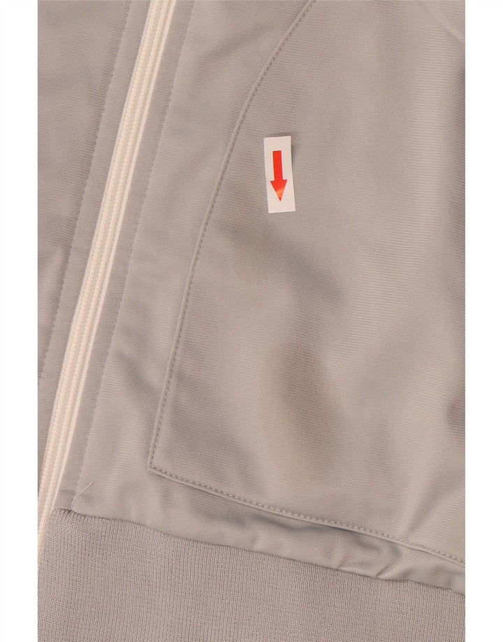 Męska kurtka dresowa Asics 2XL Szary poliester z blokami kolorów