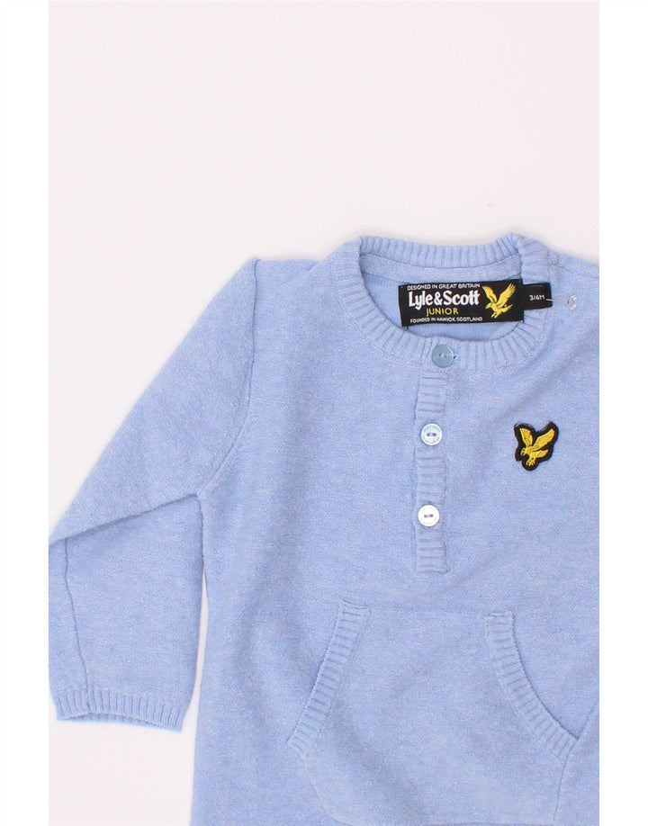 Kombinezon chłopięcy z długim rękawem Lyle & Scott w wieku 3-6 miesięcy, niebieski