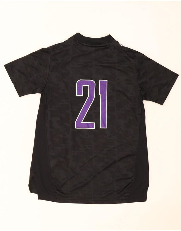 Damska koszulka Adidas Raiders Graphic Top UK 12/14 Średni czarny kamuflaż