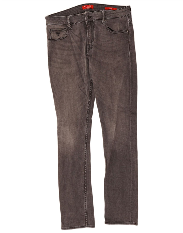 Damskie jeansy Guess Skinny W33 L32 szare
