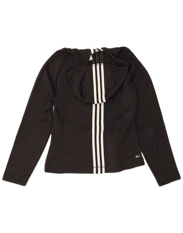 Damska bluza z kapturem Adidas Climawarm Zip UK 10 Mały czarny poliester