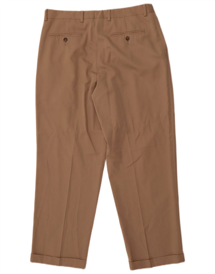 Męskie spodnie Chino Eddie Bauer W36 L30 Beżowy poliester