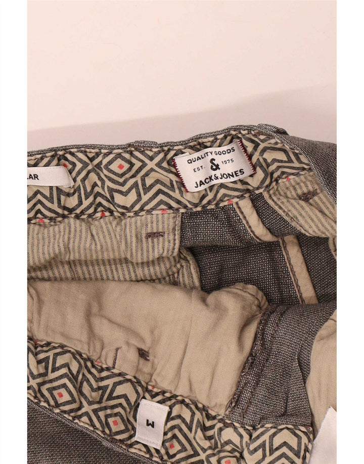 Męskie spodenki chino Jack & Jones Regular, średnie W32, szara bawełna