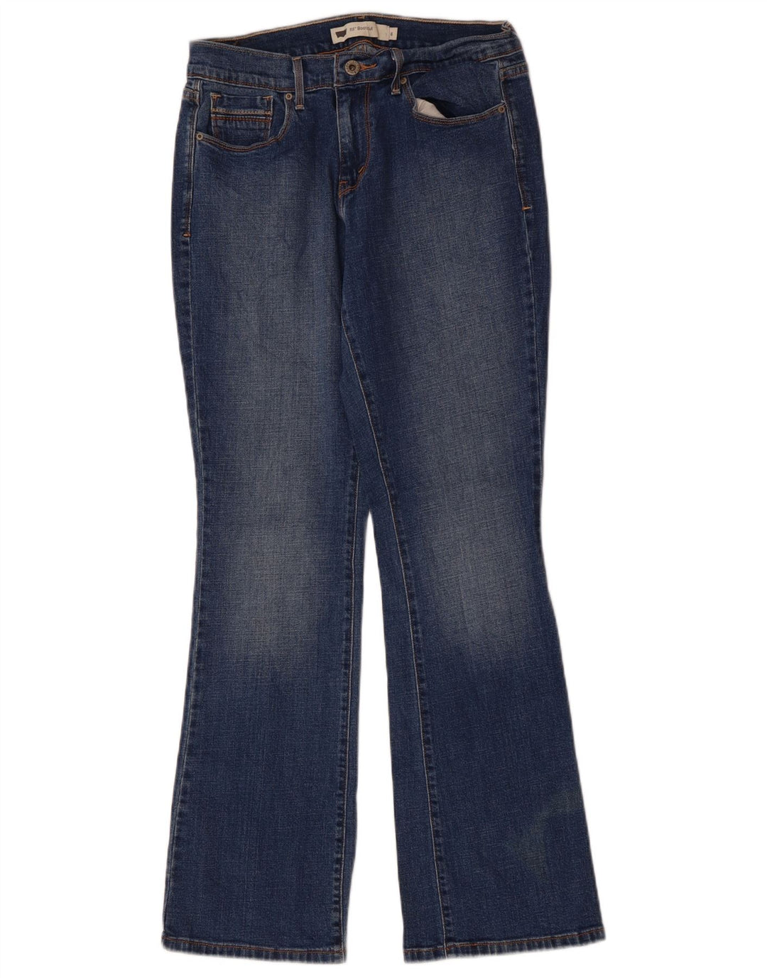 Damskie jeansy LEVI'S 515 Bootcut US 6 Medium W30 L31 Niebieska bawełna