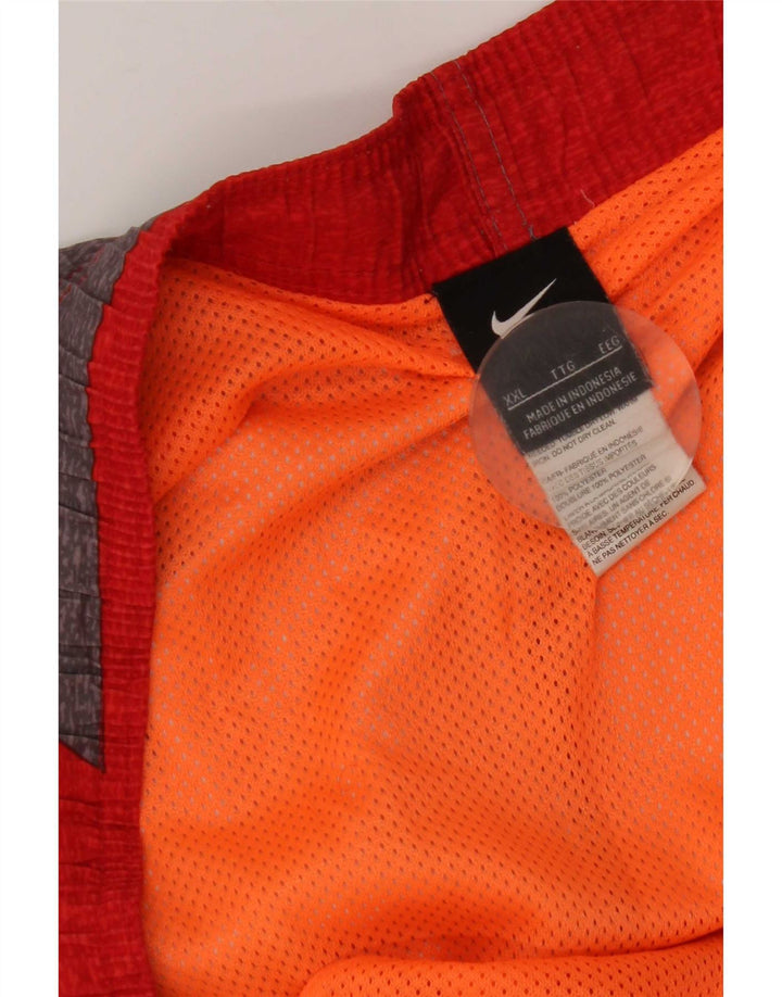 Męskie spodenki kąpielowe Nike 2XL, wielokolorowy poliester z blokami kolorów