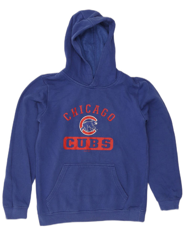 Oryginalna bluza chłopięca Chicago Cubs z kapturem 13-14 lat XL, niebieska