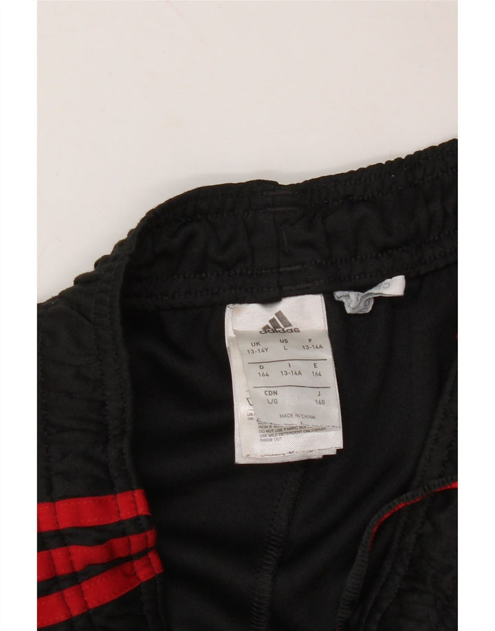 ADIDAS Boys Canada Tracksuit Trousers 13-14 Years  Black Polyester Vintage Adidas and Second-Hand Adidas from Messina Hembry 