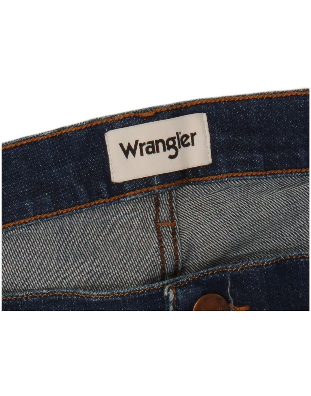 Męskie proste dżinsy Wrangler W47 L28 granatowe