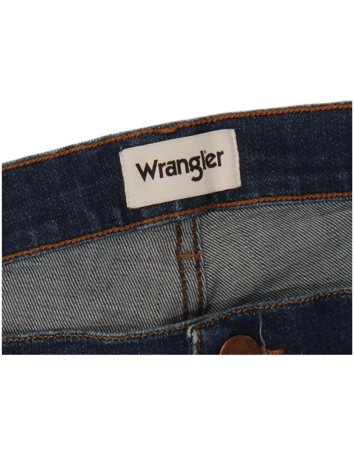 Męskie proste dżinsy Wrangler W47 L28 granatowe