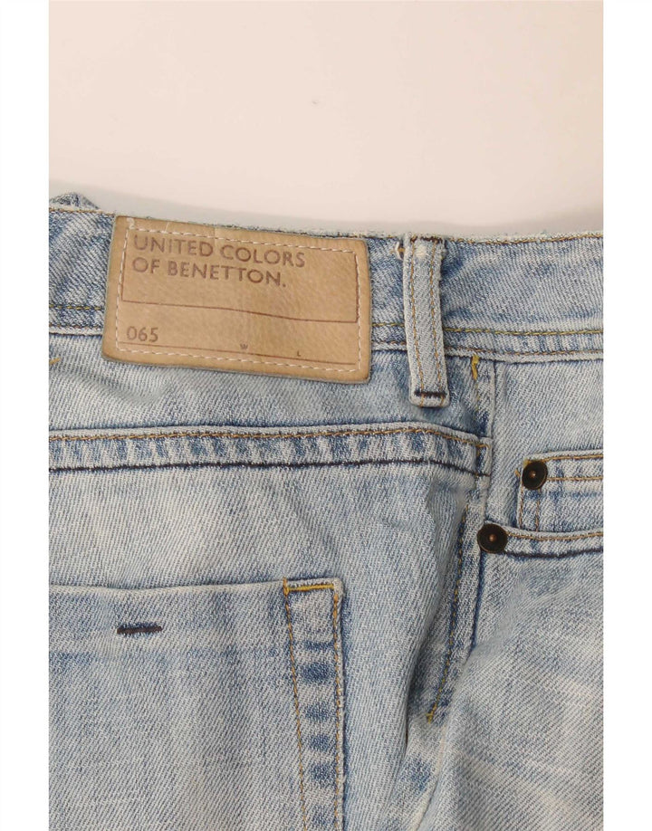 Damskie dżinsy Bootcut Benetton W30 L33 Niebieskie