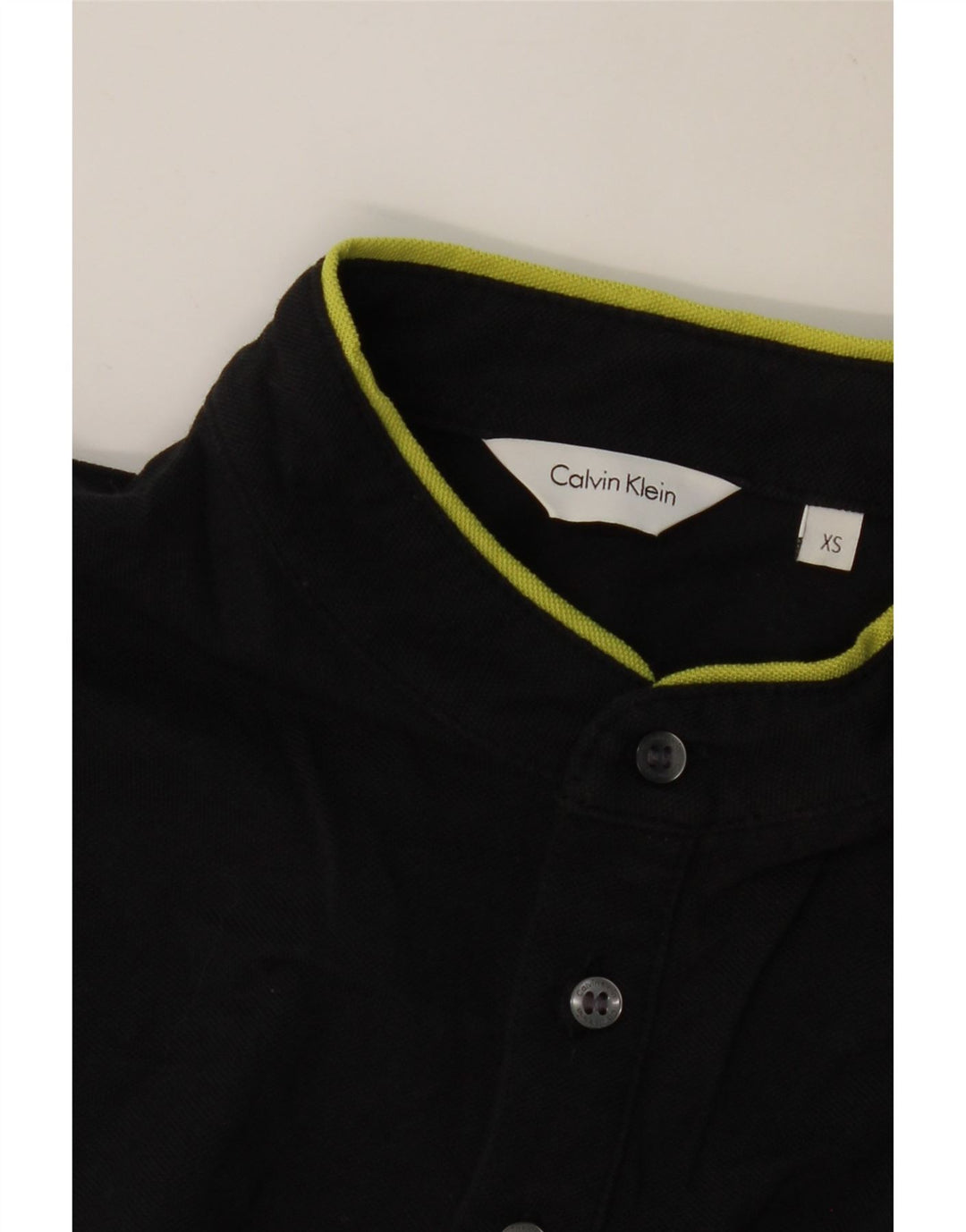 Męska koszulka polo CALVIN KLEIN XS, czarna