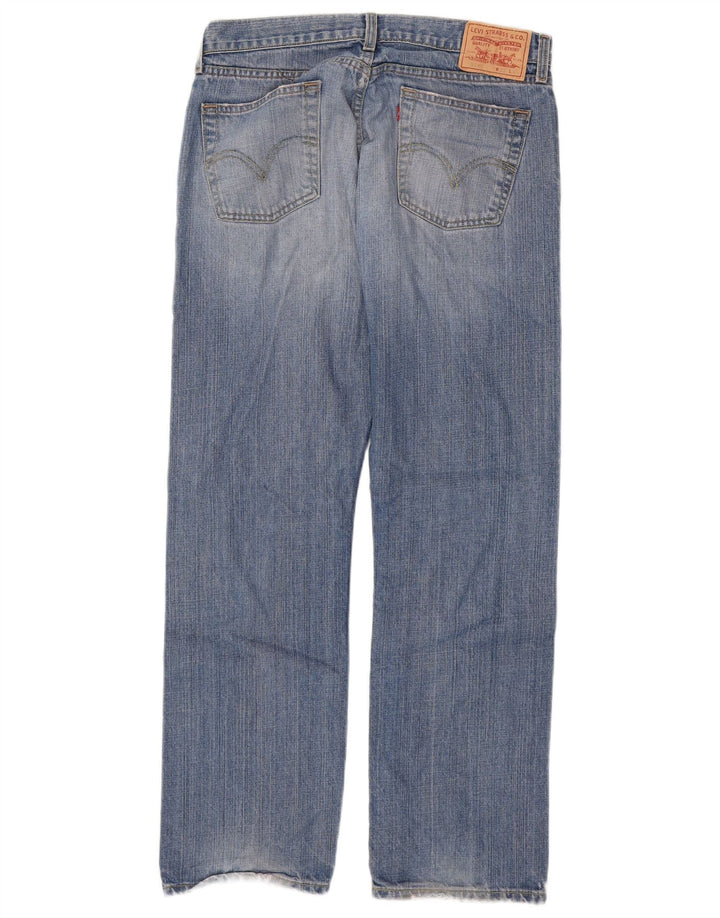 Męskie jeansy Levi's 514 Slim Straight W33 L32 Niebieskie bawełniane