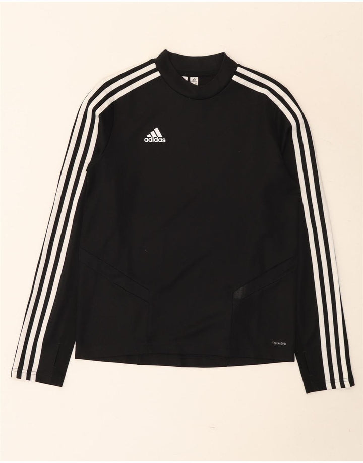 Chłopięca koszulka ADIDAS Climacool z długim rękawem 11-12 lat, czarny poliester
