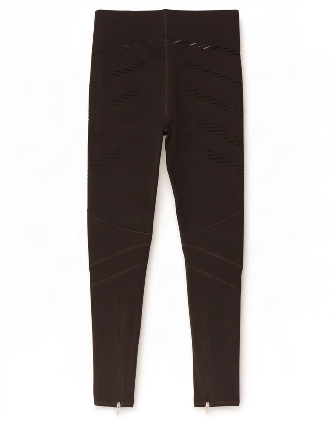 Damskie legginsy Adidas Climalite UK 8/10 w małe szare paski z poliamidu