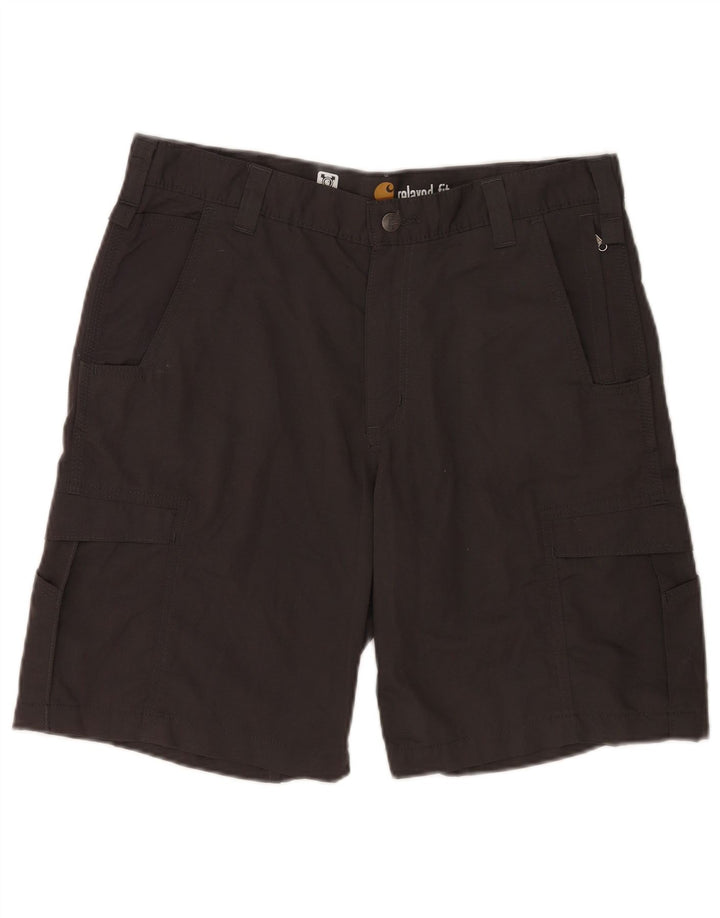 Męskie spodenki Carhartt o swobodnym kroju W36, duże, szare, bawełniane