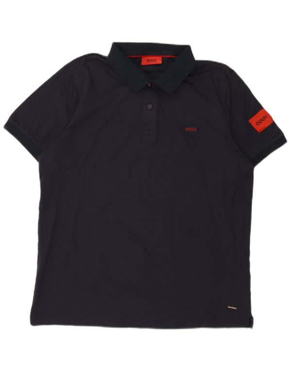Hugo Boss Mens Polo Shirt XL Navy Blue