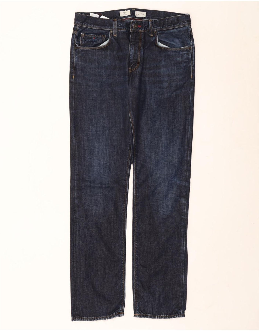 Dżinsy męskie Tommy Hilfiger Mercer o regularnym kroju W34 L34 granatowe