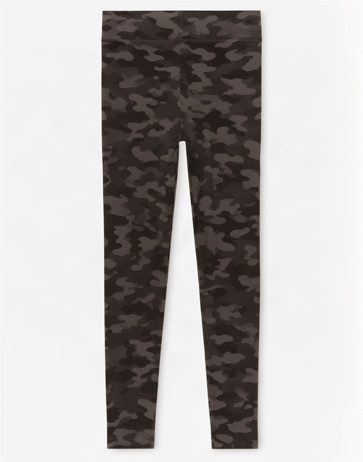 Legginsy damskie Marks & Spencer UK 12, średnioszara, wiskozowa kamuflaż