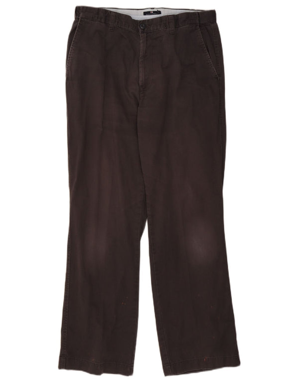 Męskie spodnie chino Marks & Spencer Blue Harbor Straight W34 L31 czarne