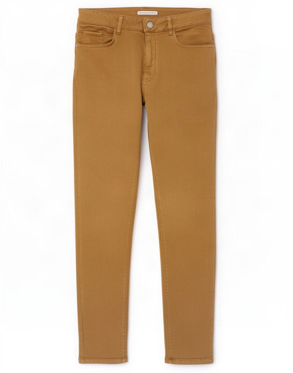 Damskie jeansy skinny Zara EU 44 XL W34 L29 Brązowa bawełna