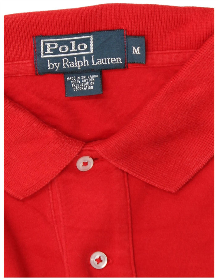 Męska koszulka polo Polo Ralph Lauren, średnia czerwona, bawełniana