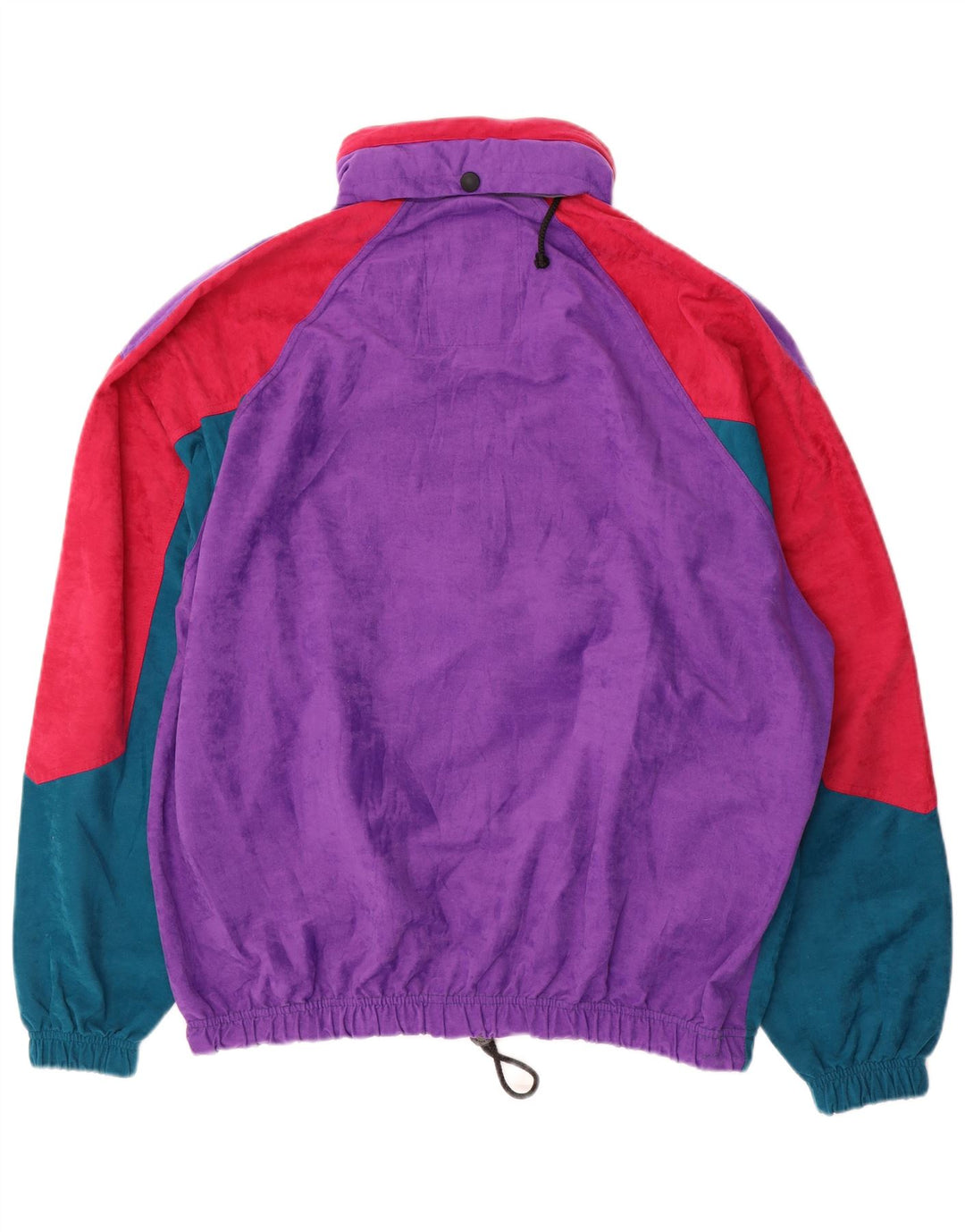 Męski sweter z kapturem No Limits, pełny dres, 2XL, fioletowy, blok kolorów