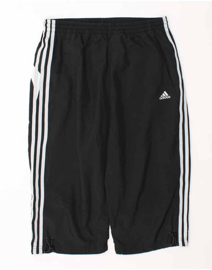 Męskie spodenki sportowe Adidas Climalite Bermudy, średni czarny poliester