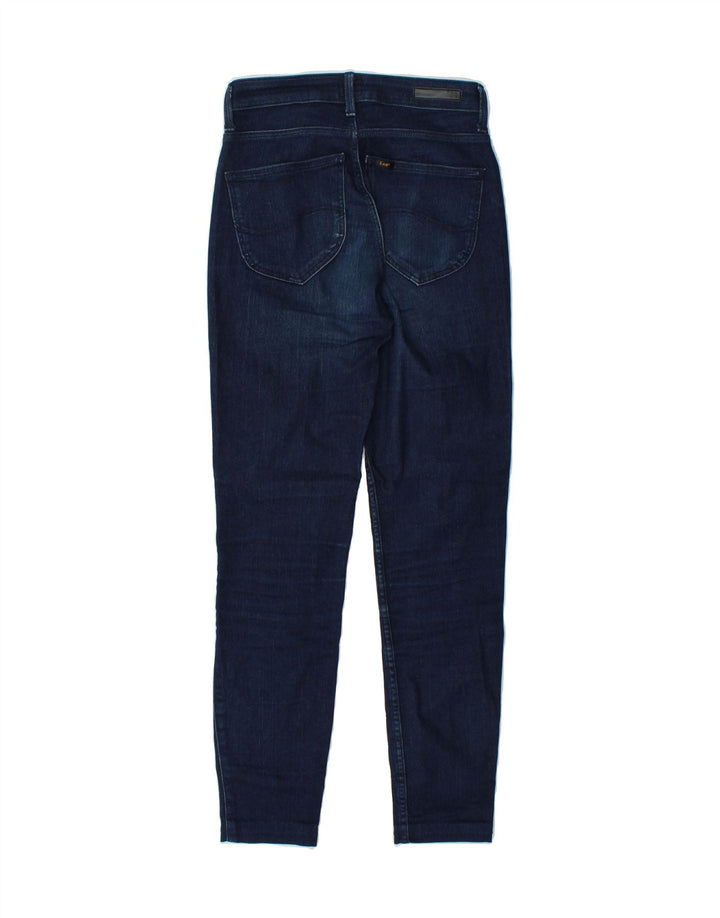 LEE Womens Skinny Jeans W28 L28 Navy Blue Vintage Lee and Second-Hand Lee from Messina Hembry 