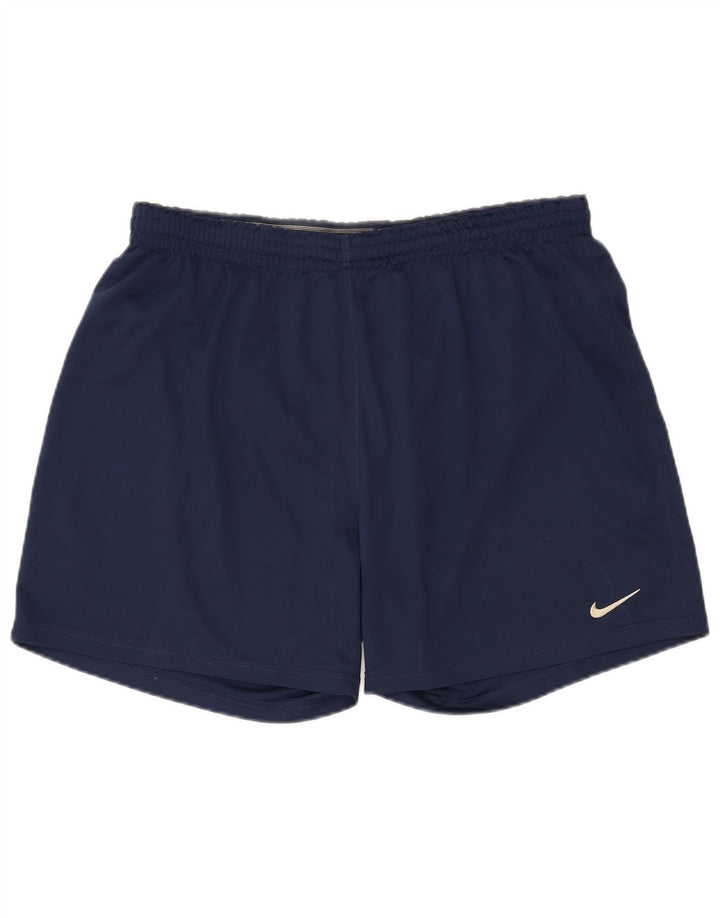 Męskie spodenki sportowe Nike 2XL granatowe, poliestrowe